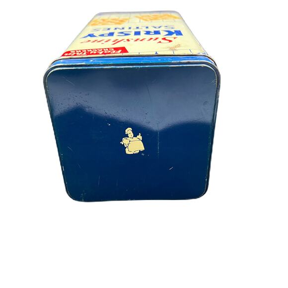 Sunshine Krispy Crackers/Saltines Tin 56 cents 1950s - Picture 5 of 8